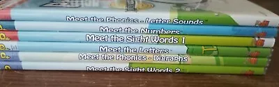 6 DVD Lot Meet The Phonics - Letters Numbers Words Disgraphs Sounds • $12