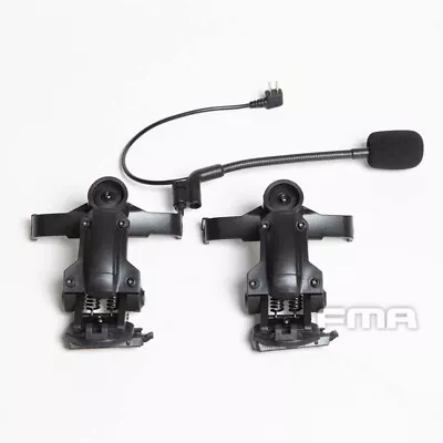 $83.61 • Buy  FMA Tactical Headset Helmet ARC Rail Bracket Adapter AMP PELTOR COMTAC3 Hunting
