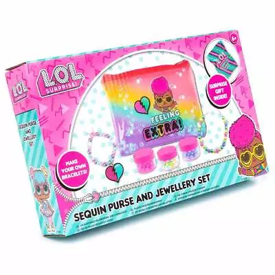 L.O.L Surprise Sequin Purse & Jewellery Set • £10.23