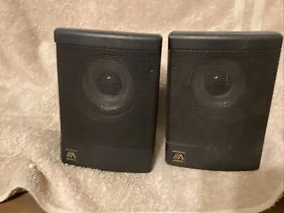 ADVENT -2VINTAGE Two-Way Mini Speakers Black • $49.95