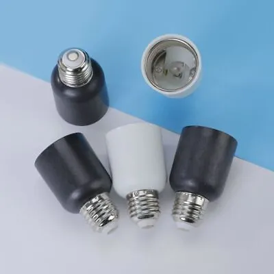 Black White E27 To E40 Socket Metal Screw Light Holder  LED Bulb Lamp Light • £4.03