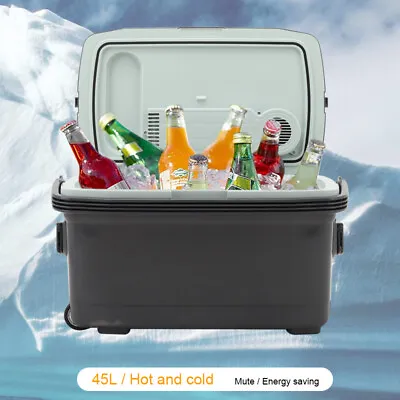 Large Electric 45 Litre Cooler Cool Box/Warm Box Freezer Camping Travel 12V 240V • £119.95