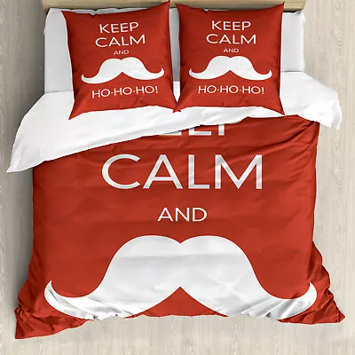 Keep Calm Duvet Cover Ho Ho Ho Mustache • £37.99