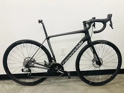 Pristine 2018 Cannondale Synapse Carbon Disc RED ETap 54cm With Lots Of Extras! • $3000