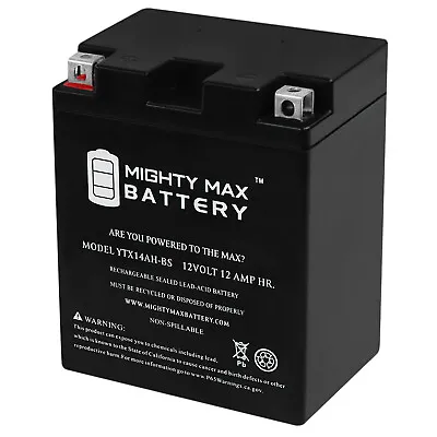 Mighty Max YTX14AH-BS 12V 12Ah Battery Replaces Polaris Trail Boss 330CC 03-09 • $42.99