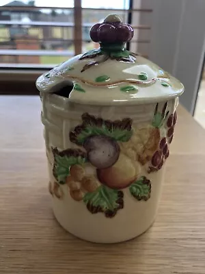 A J Wilkinson Royal Staffordshire Pottery Jam Preserve Pot 1950’s • £5