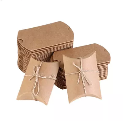 $23.45 • Buy 50 Mini Kraft Boxes Party Treat Baby Shower Wedding Favor Candy Lolly Gift Box