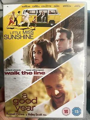 Little Miss Sunshine / Walk The Line / A Good Year 2006 New DVD Top-quality • £3