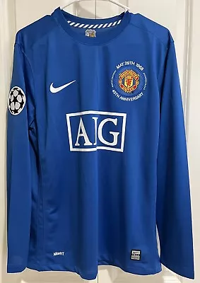 Nike Manchester United 2008/09 40th Anniversary 3rd LS Large Jersey #7 RONALDO • $200