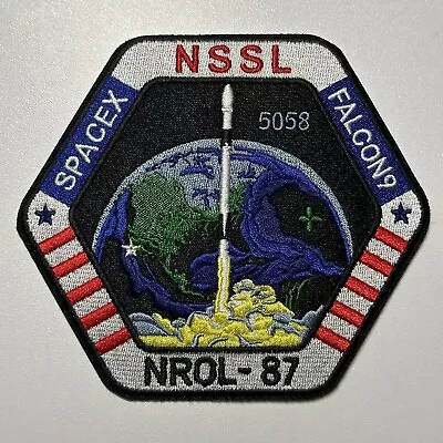 Original SpaceX Employee Numbered Mission Patch USSF NROL-87 Falcon 9 Space-X • $99.95