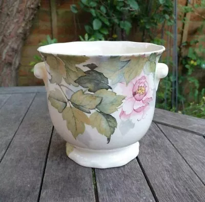 A Vintage Hadida Fine Bone China Bathroom Set Planter Plant Pot • £22