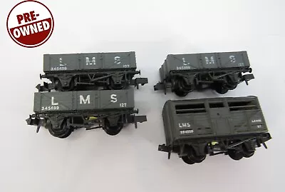 N Gauge Peco 4x Assorted LMS Wagons UNBOXED (PL29) • £27.95