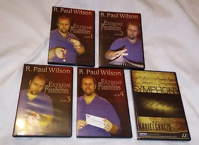 5 DVD Lot R Paul Wilson Daniel Garcia Card Coin Magic Ring On Stick Ramsay Marlo • $74.98