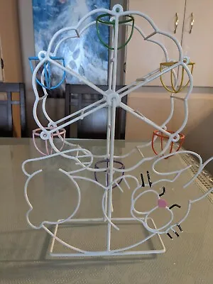 Coated Metal Wire Easter Egg Holder Wheel Bunny14 Tall 12  Wide • $29.99