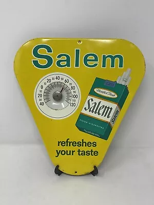 Vintage Salem Advertising Cigarette Thermometer Sign Refreshes Your Taste • $65