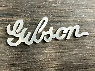 Gibson Inlay Script Late 1930s 1940s Logo Restoration Solid Mother Of Pearl USA! • $34