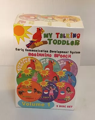 My Talking Toddler Early Communication Dev System 9Disc Set Vol 1  FACTORYSEALED • $9.95