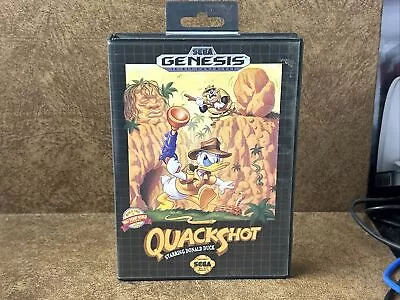QuackShot Starring Donald Duck CIB Sega Genesis Cart Manual Box Complete • $44.99