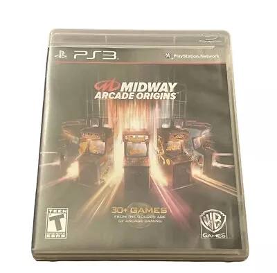 Midway Arcade Origins (Sony PlayStation 3 2012) Pre-Owned • $38