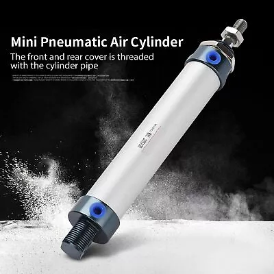 25mm Bore 100mm Stroke Single Rod Mini Pneumatic Air Cylinder Double Acting • $18.07