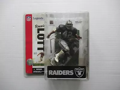 Mcfarlane Nfl Legends Series 2 Raiders Hof S Ronnie Lott Variant Figure Sealed • $59.99