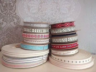 New Ribbon East Of India Lots Styles Vintage Style Stripes Flowers Birthday • £1.75