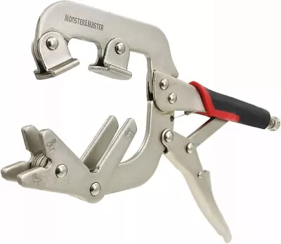 10-Inch Welding Pipe Plier With Fast Release C-Clamp Locking Large V-Pads - AT • $36.99