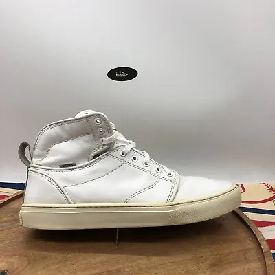 Vans Mens Alomar OTW Sneakers Boots White Leather Tropical High Top Size 10 US • $45