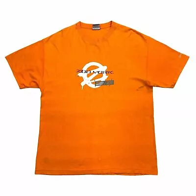 Zoo York Resist Defy Tshirt | Vintage Skateboard Company Street Wear Orange VTG • £35