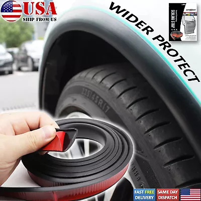 $12.49 • Buy Fender Flares 10' Car Wheel Eyebrow Arch Extension Protector Moulding Trim Strip
