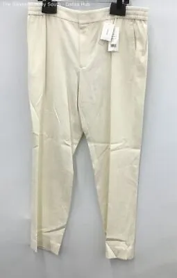 Men's VINCE. White Soft Pants - Size Medium (MSRP $325.00) • $29.99