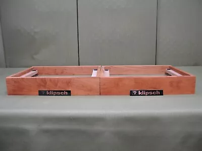 Klipsch Heresy Stands/Risers ( Hand Made Solid Cherry With Klipsch Badges ) • $159.99