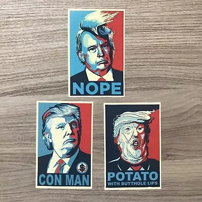 Dump Trump Donald Trump Vinyl Sticker Set - Free Shipping • $5.99