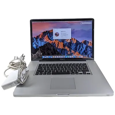 UPGRADED APPLE MacBook Pro 17'' Core I7 2.3GHz 16GB RAM 1TB SSD - 142 Cycle Batt • $429