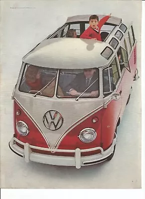 1961 Volkswagen Station Wagon (Bus) Print Ad:   Look Who's Following Us!  • $5.95