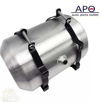 Fuel /Gas Tank 2.5 Gallon 12  X8  Center Fill Spun Aluminum Round 1/4 NPT NEW • $121.66