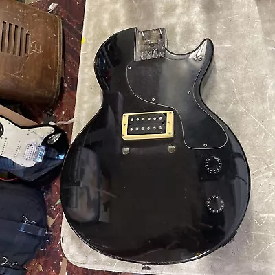 2004 Epiphone Les Paul Junior Electric Guitar Loaded Body Luthier Parts Black • $60