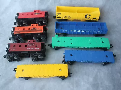 Lionel O Gauge Train Car Lot Caboose   Flat Car • $39.99