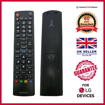 AKB74915324 / AKB75055702 Smart Remote Control For LG Television TV Black • £4.97