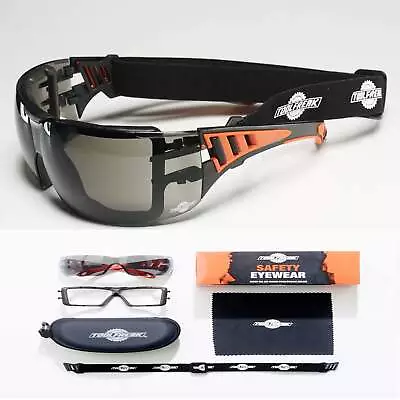 £17.99 • Buy ToolFreak Safety Glasses Tinted Lens Foam Padded, Rated To EN166/EN170 With Case