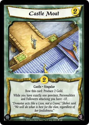 Castle Moat - The Truest Test - Legend Of The Five Rings CCG • $1.07