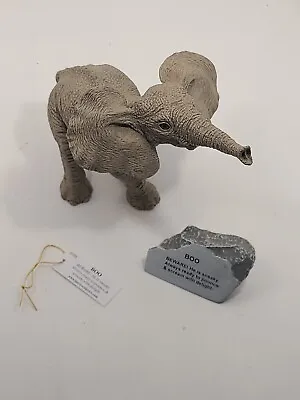 VTG THE HERD:  BOO  #3153 Elephant Figurine - By Martha Carey • $42