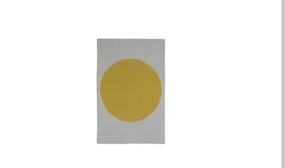 £45 • Buy Habitat Sun Jacquard Cotton Flatweave Rug - 120x180cm - Cream Yellow, Reversible