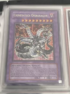 Chimeratech Overdragon POTD-EN034 Ultra Rare Near Mint Yugioh Card • £6.89