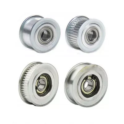 MXL 16-60T Idler Timing Pulley Gear Bearing 6/10mm Belt Bore 3-10mm 3D Printer • $7.81