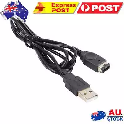 Black 1.2m 3.9ft USB Charging Cable Charger For DS NDS Gameboy Advance SP GBA SP • $8.69