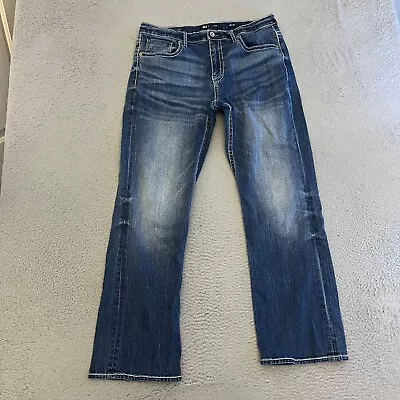 BKE Buckle Taylor Jeans Mens Size 36 X 32 Blue • $29.99