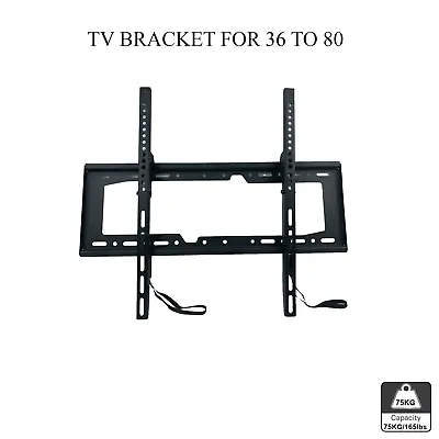 Wall Mount TV BRACKET 36-80 INCHES UP TO 75KG LOAD LED LCD PLASMA TV SUPPORT UK • £12.90