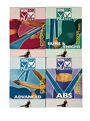 Winsor Pilates DVDs Power Sculpting With Resistance Lot Of 4 Exercise Videos • $20.54