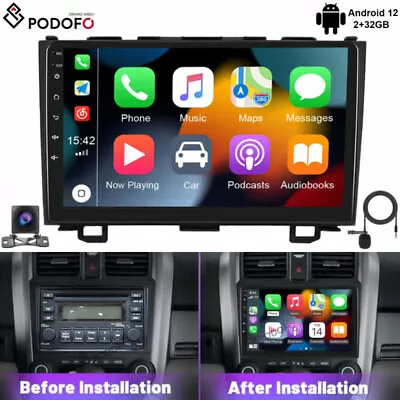 9  Android 12 Head Unit Car Radio For Honda CRV 2007-2011 GPS Navi 2+32G Carplay • $189.99